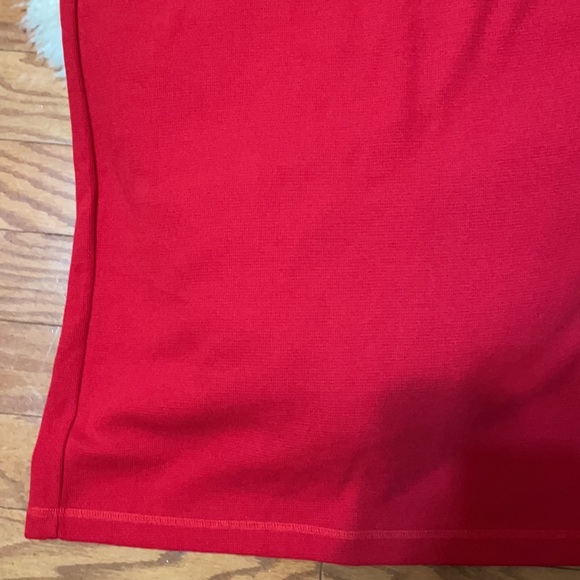 New With Tags Red Maxi with Elastic tie Waist/ Square Weave Waffle Fabric/ XL - Picture 4 of 11